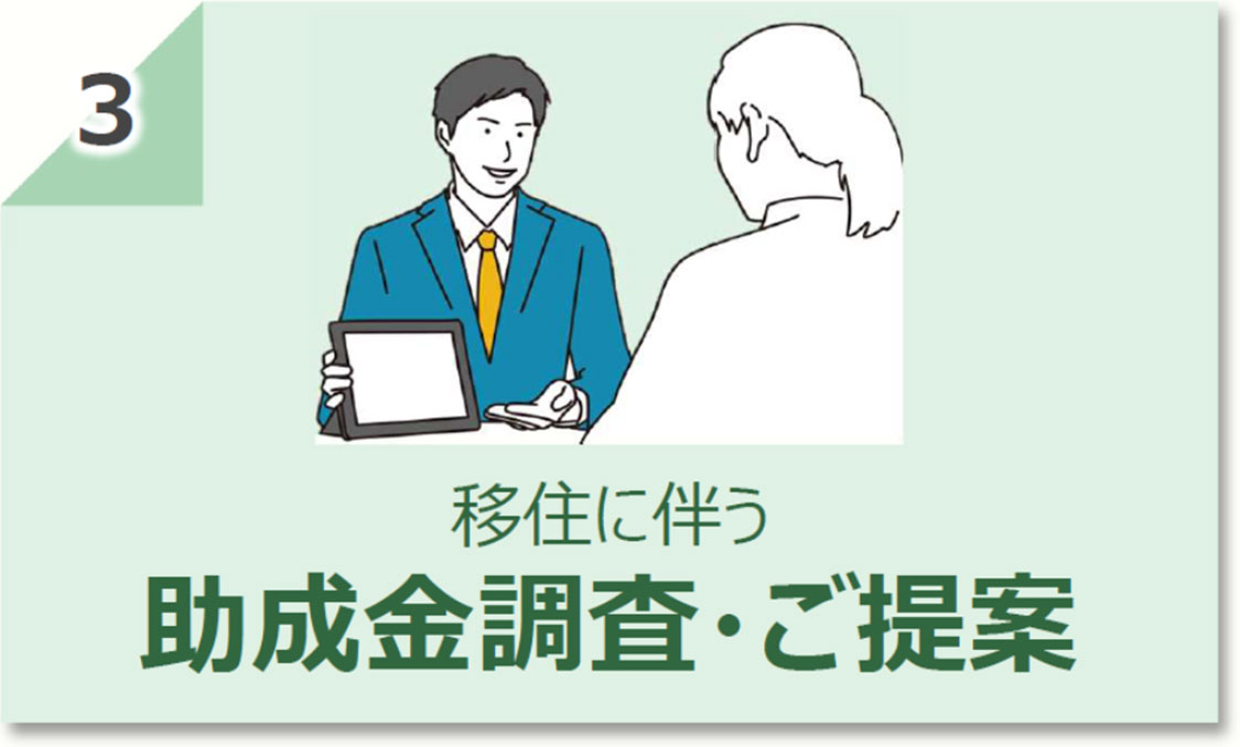 移住に伴う 助成金のご提案